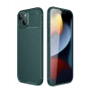 Newface Apple iPhone 14 Kılıf Auto Focus Karbon Kapak - Koyu Yeşil