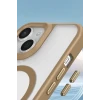 Newface Apple iPhone 14 Kılıf Enka Magsafe Silikon Kılıf - Siyah
