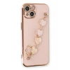 Newface Apple iPhone 14 Kılıf Esila Silikon - Pudra