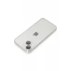 Newface Apple iPhone 14 Kılıf Luko Lens Silikon - Gümüş