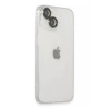 Newface Apple iPhone 14 Kılıf Luko Lens Silikon - Yeşil
