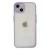 Newface Apple iPhone 14 Kılıf Montreal Silikon Kapak - Mor