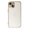 Newface Apple iPhone 14 Kılıf Volet Silikon - Beyaz