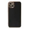 Newface Apple iPhone 14 Kılıf Volet Silikon - Siyah