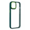 Newface Apple iPhone 14 Plus Kılıf Dora Kapak - Haki Yeşil