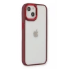 Newface Apple iPhone 14 Plus Kılıf Dora Kapak - Kırmızı