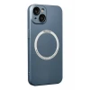 Newface Apple iPhone 14 Plus Kılıf Jack Magneticsafe Lens Silikon - Sierra Blue