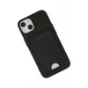 Newface Apple iPhone 14 Plus Kılıf Kelvin Kartvizitli Silikon - Siyah