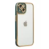 Newface Apple iPhone 14 Plus Kılıf Liva Lens Silikon - Yeşil