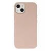 Newface Apple iPhone 14 Plus Kılıf Nano içi Kadife Silikon - Pudra