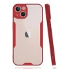 Newface Apple iPhone 14 Plus Kılıf Platin Silikon - Kırmızı