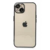 Newface Apple iPhone 14 Plus Kılıf Razer Lensli Silikon - Siyah