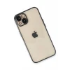 Newface Apple iPhone 14 Plus Kılıf Razer Lensli Silikon - Siyah