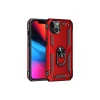 Newface Apple iPhone 14 Plus Kılıf Sofya Yüzüklü Silikon Kapak - Kırmızı