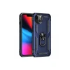 Newface Apple iPhone 14 Plus Kılıf Sofya Yüzüklü Silikon Kapak - Lacivert