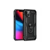 Newface Apple iPhone 14 Plus Kılıf Sofya Yüzüklü Silikon Kapak - Siyah