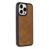 Newface Apple iPhone 14 Pro Kılıf Aras Deri Kapak - Taba