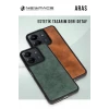 Newface Apple iPhone 14 Pro Kılıf Aras Deri Kapak - Taba