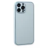 Newface Apple iPhone 14 Pro Kılıf Coco Deri Silikon Kapak - Sky Blue