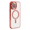 Newface Apple iPhone 14 Pro Kılıf Kross Magneticsafe Kapak - Kırmızı