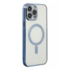 Newface Apple iPhone 14 Pro Kılıf Magneticsafe Lazer Silikon - Sierra Blue