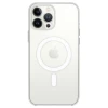 Newface Apple iPhone 14 Pro Kılıf Magneticsafe Şeffaf Silikon - Şeffaf