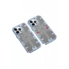 Newface Apple iPhone 14 Pro Kılıf Mekanik Bumper Kapak - Mavi