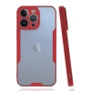 Newface Apple iPhone 14 Pro Kılıf Platin Silikon - Kırmızı
