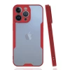 Newface Apple iPhone 14 Pro Kılıf Platin Silikon - Kırmızı