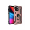 Newface Apple iPhone 14 Pro Kılıf Sofya Yüzüklü Silikon Kapak - Rose
