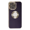 Newface Apple iPhone 14 Pro Kılıf Store Silikon - Derin Mor