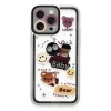 Newface Apple iPhone 14 Pro Kılıf Sweet Desenli Silikon Kapak - Sarı
