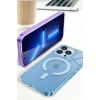 Newface Apple iPhone 14 Pro Kılıf Troy Magsafe Kapak - Mor