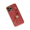 Newface Apple iPhone 14 Pro Max Kılıf Esila Silikon - Kırmızı