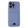 Newface Apple iPhone 14 Pro Max Kılıf Kelvin Kartvizitli Silikon - Lila