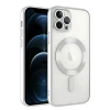 Newface Apple iPhone 14 Pro Max Kılıf Kross Magneticsafe Kapak - Gümüş