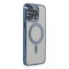 Newface Apple iPhone 14 Pro Max Kılıf Kross Magneticsafe Kapak - Sierra Blue