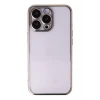 Newface Apple iPhone 14 Pro Max Kılıf Razer Lensli Silikon - Gold
