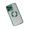 Newface Apple iPhone 14 Pro Max Kılıf Slot Silikon - Köknar Yeşili