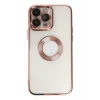 Newface Apple iPhone 14 Pro Max Kılıf Slot Silikon - Rose Gold