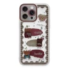 Newface Apple iPhone 14 Pro Max Kılıf Sweet Desenli Silikon Kapak - Şeffaf