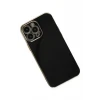 Newface Apple iPhone 14 Pro Max Kılıf Volet Silikon - Siyah