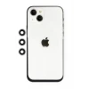 Newface Apple iPhone 14 Shine Kamera Lens - Gümüş