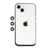 Newface Apple iPhone 14 Shine Kamera Lens - Gümüş