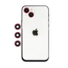 Newface Apple iPhone 14 Shine Kamera Lens - Kırmızı