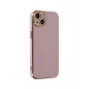Newface Apple iPhone 15 Kılıf Volet Silikon - Mor