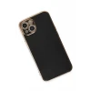 Newface Apple iPhone 15 Kılıf Volet Silikon - Siyah