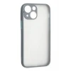 Newface Apple iPhone 15 Plus Kılıf Montreal Silikon Kapak - Gri