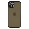 Newface Apple iPhone 15 Plus Kılıf Montreal Silikon Kapak - Siyah
