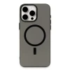 Newface Apple iPhone 15 Pro Kılıf Anka PC Magneticsafe Sert Metal Kapak - Siyah